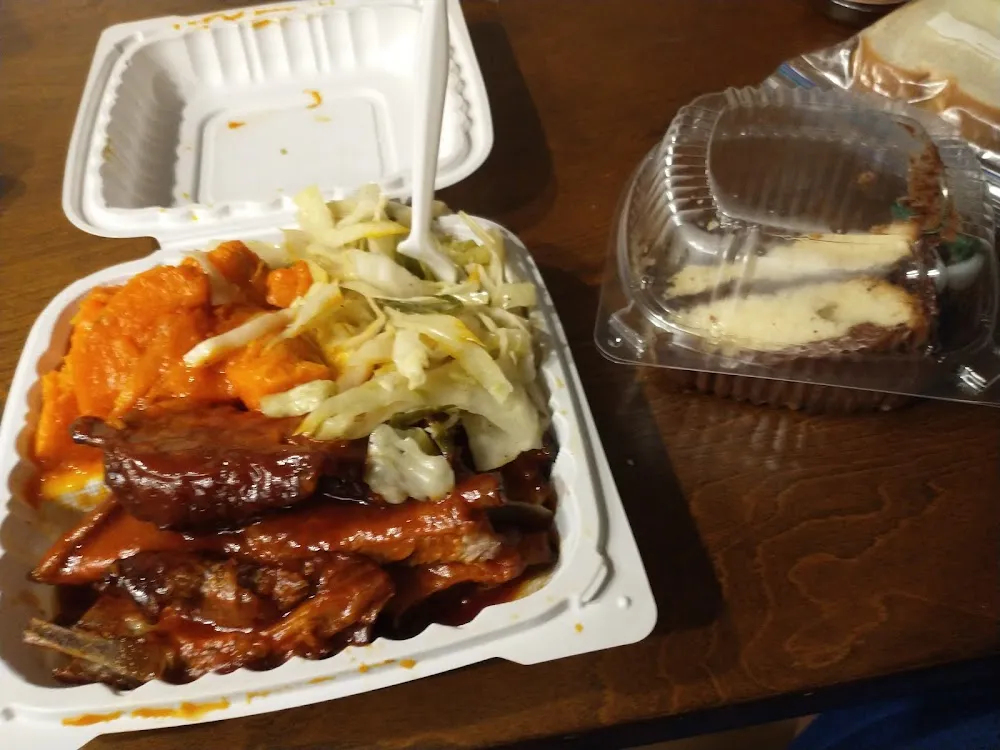 Pork Ribs Cabbage and Sweet Potato